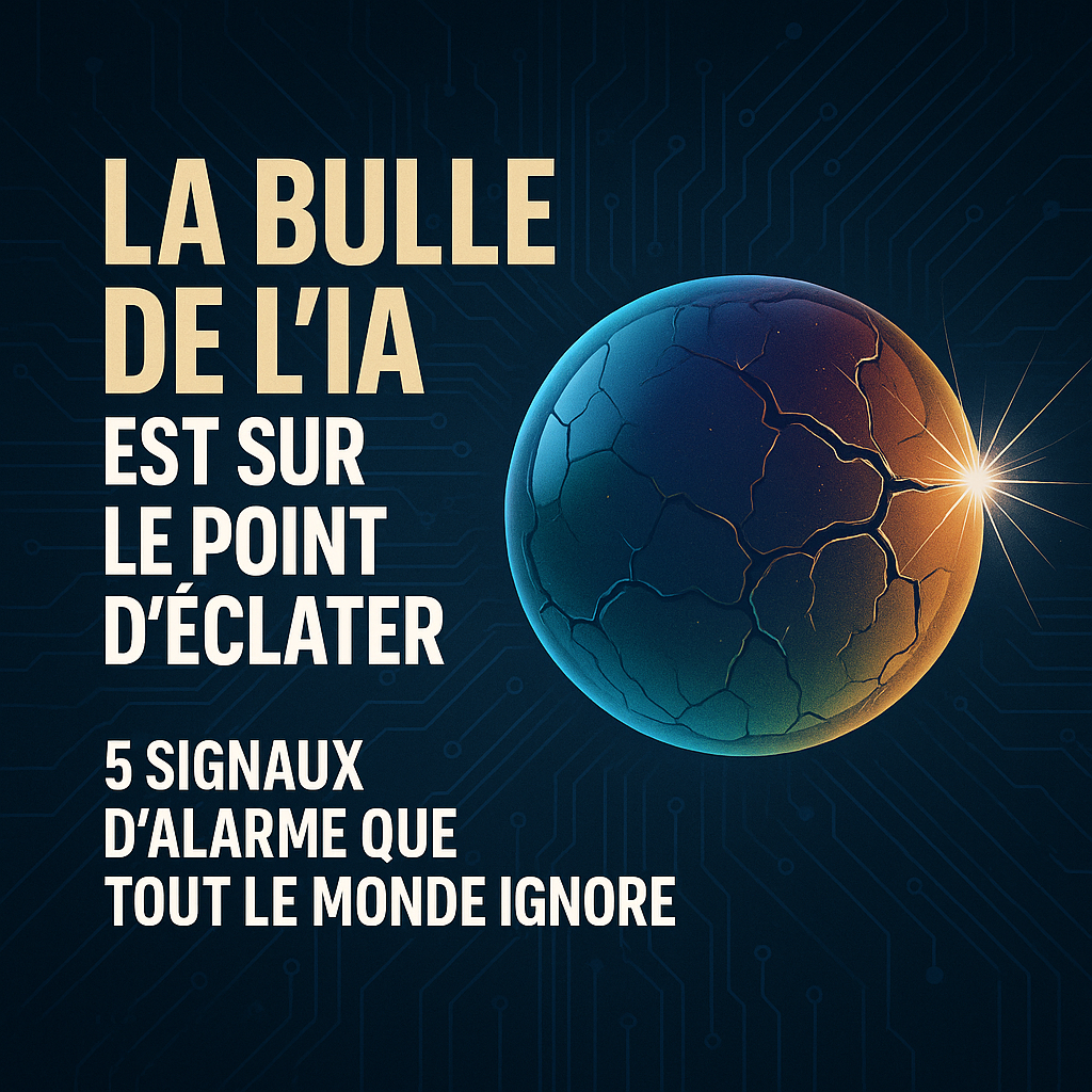 La bulle de l'intelligence artificielle, AI, IA est sur le point d'éclater