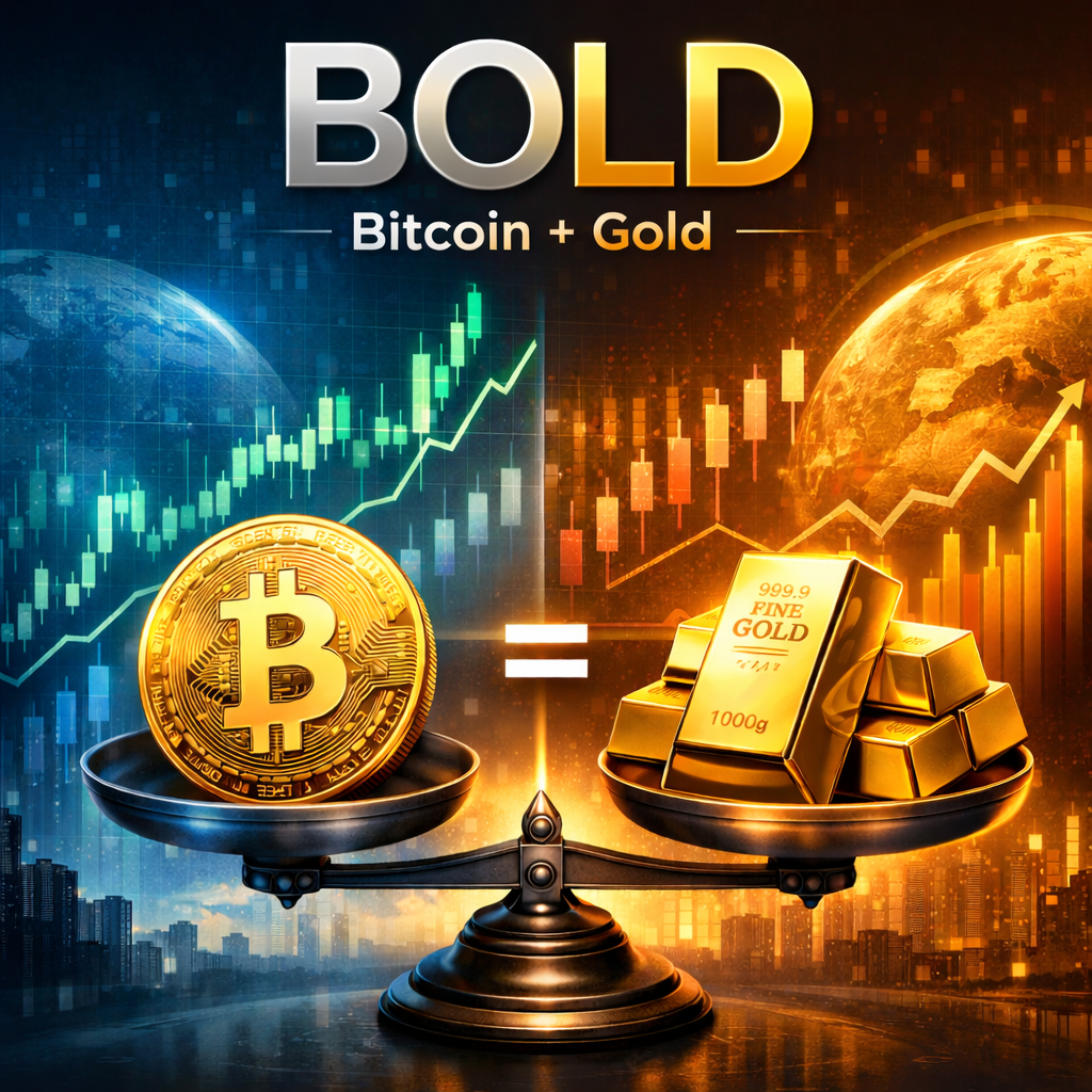 BITCOIN + GOLD = BOLD