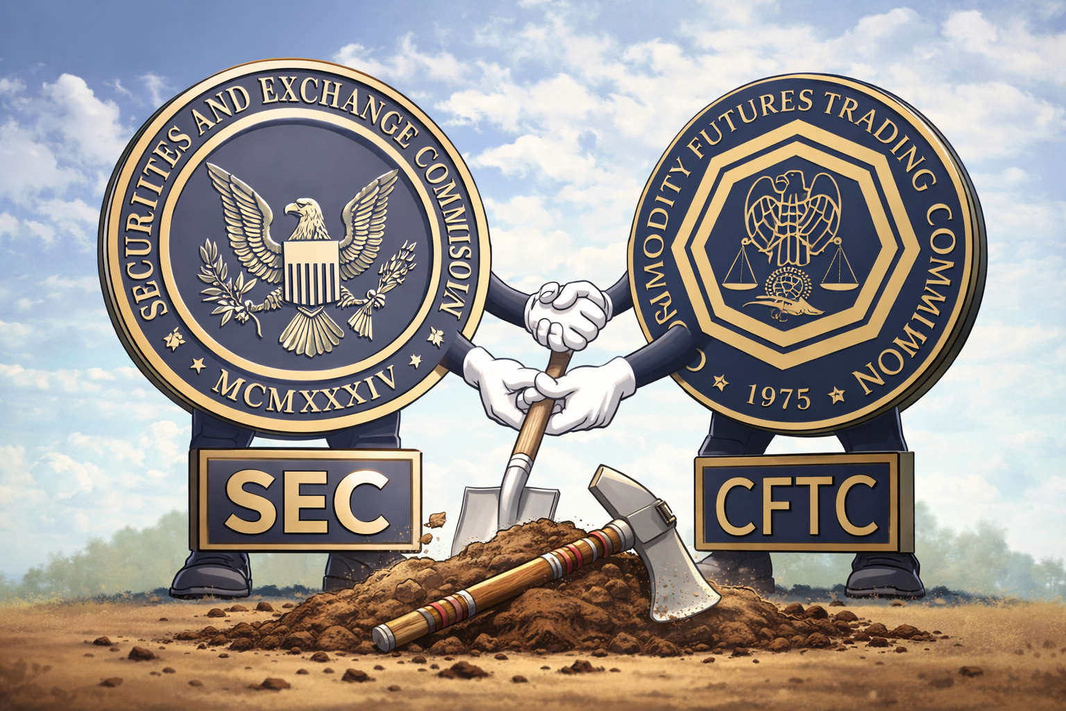 La SEC et la CFTC enterrent la hache de guerre